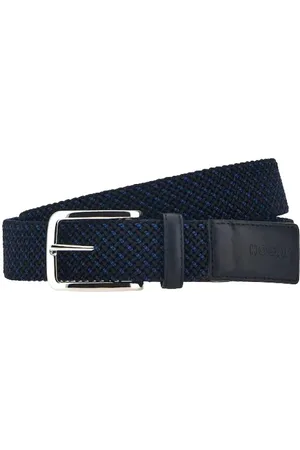 Hogan Belts, male, , Size: 95 CM Elastic Ribbon and Leather Belt