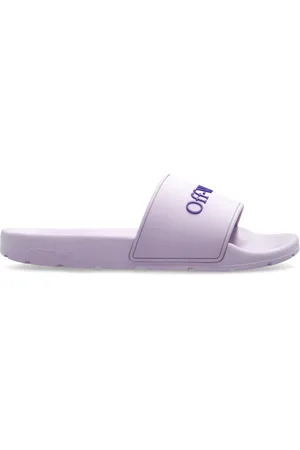 OFF-WHITE Sliders, female, , Size: 6 US Slides with logo