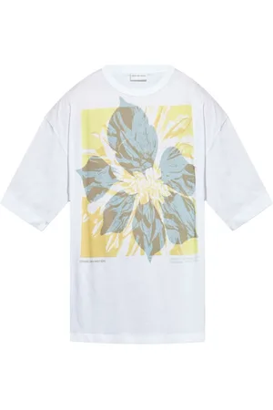 DRIES VAN NOTEN T-Shirts, male, , Size: L Crew Neck T-shirts and Polos