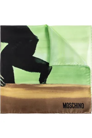 Moschino Silky Scarves, unisex, , Size: ONE SIZE Silk scarf