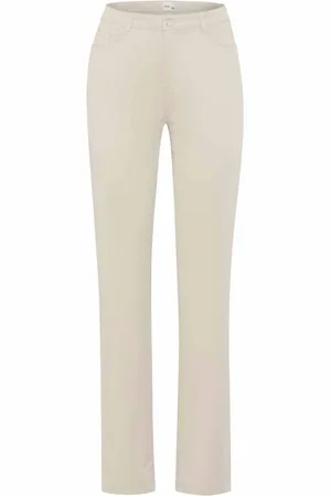 Brax Slim-fit Trousers, female, , Size: 2XL Classic Carola Pants in Kit Color