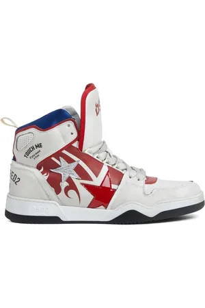 Dsquared2 Sneakers, male, , Size: 11 US Color-Block Sneakers with Logo Print