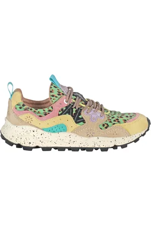Flower Mountain Sneakers, female, , Size: 9 US Trekking sneakers in technical fabric and suede