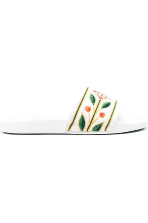 Casablanca Sliders, male, , Size: 6 US Rubber Slippers with Embroidery