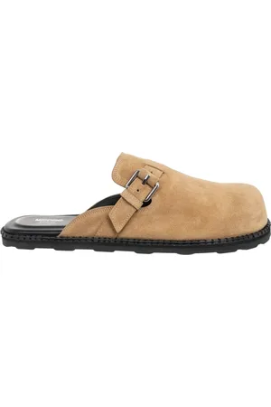 Moschino Mules, female, , Size: 10 US Buckle Strap Solid Color Mules