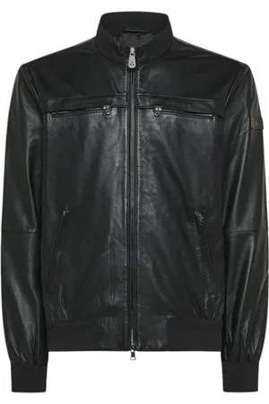 Peuterey Leather Jackets, male, , Size: XL Leather Jacket Sands Model