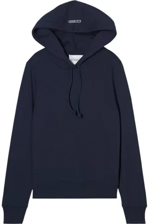 Closed Hoodies, female, , Size: XS Cotton Jersey Hoodie with Logo Embroidery