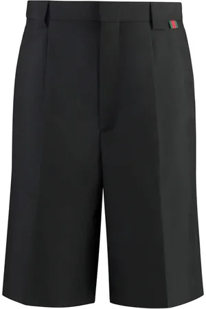 Gucci Casual Shorts, male, , Size: L Green-Red-Green Web Bermuda Shorts