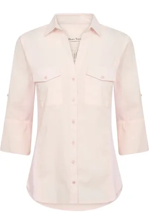 Part Two Shirts, female, , Size: L Cortniapw Blouse Mauve Chalk