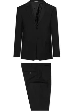 Emporio Armani Single Breasted Suits, male, , Size: XL Wool suit