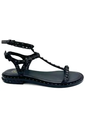 Ash Flat Sandals, female, , Size: 6 US Gladiator Style Flat Sandals