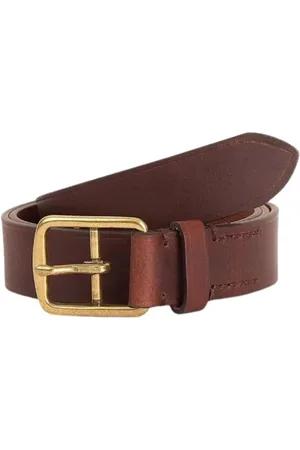 Barbour Belts, male, , Size: M Lanark Leather Belt