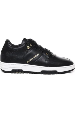 Giuliano Galiano Sneakers, male, , Size: 13 US Crocodile Effect Leather Sneakers