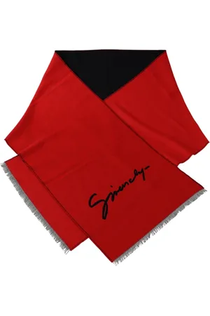 Givenchy Winter Scarves, male, , Size: ONE SIZE Wool Logo Scarf