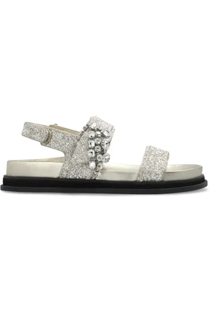 Jimmy Choo Flat Sandals, female, , Size: 6 US Sandals Verity