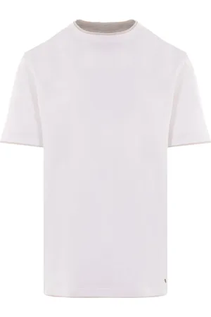 ELEVENTY T-Shirts, male, , Size: XL Cotton T-shirt with Layered Details