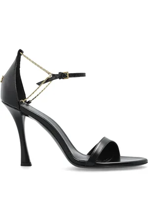 Givenchy High Heel Sandals, female, , Size: 8 US 4G Liquid heeled sandals in leather