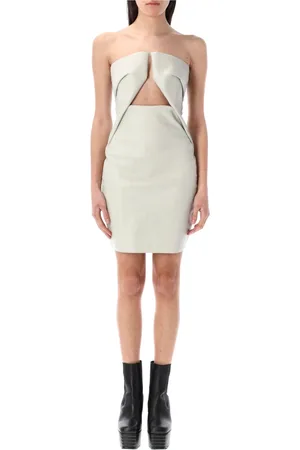 Rick Owens Short Dresses, female, , Size: S Geometric Cutout Mini Dress