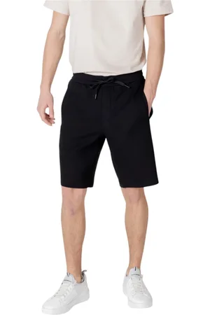 Armani Exchange Casual Shorts, male, , Size: 2XL Lace-Up Shorts with Pockets