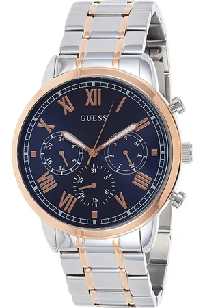 Guess Watches, male, , Size: ONE SIZE Stainless Steel Bracelet Watch