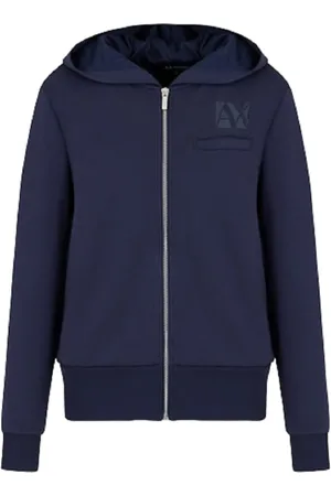 Armani Exchange Zip-throughs, female, , Size: S Hooded Sweatshirt