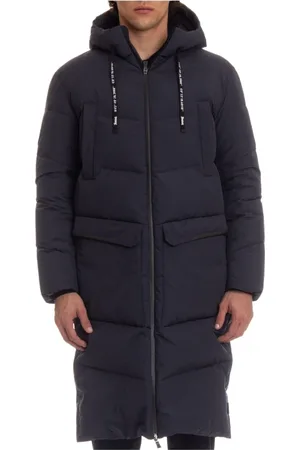 HERNO Winter Jackets, male, , Size: L Quilted Long Coat with Goretex