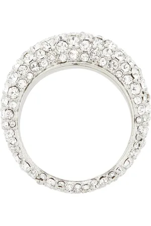 Amina Muaddi Rings, female, , Size: 52 MM Bijoux Silver Ring