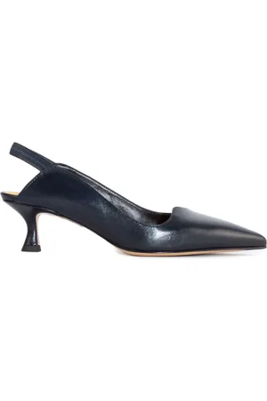 MARA BINI Pumps, female, , Size: 7 US Leather Slingback Sandals Pointed Design