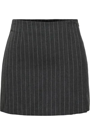 ONLY Short Skirts, female, , Size: M Grey Polyester Mini Skirt