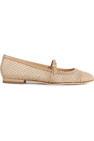 SERGIO LEVANTESI Ballerinas, female, , Size: 8 1/2 US Leather Ballerina with Metal Buckle