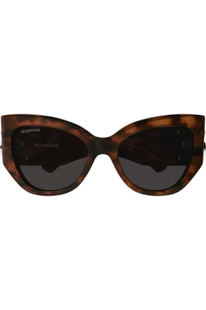 Balenciaga Sunglasses, female, , Size: 55 MM Butterfly Frame Sunglasses