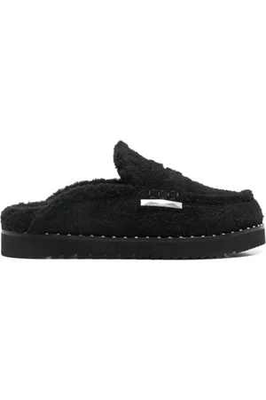 Ash Slippers, female, , Size: 8 US Genda Faux Shearling Lined Mules