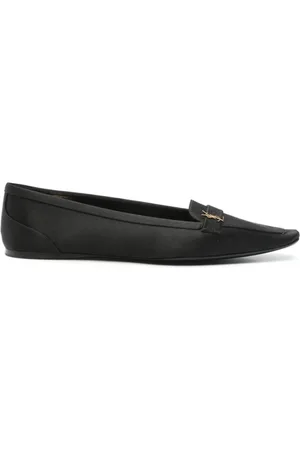 Saint Laurent Loafers, female, , Size: 10 US Flat Shoes with Cassandre Logo