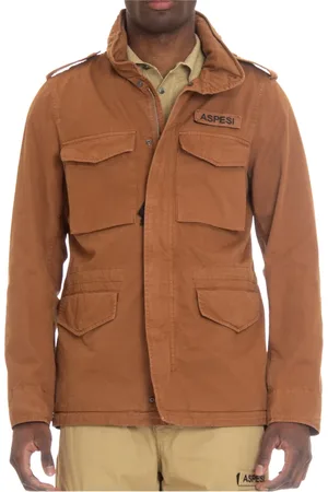 Aspesi Light Jackets, male, , Size: M Cotton Field Jacket