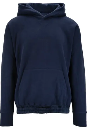 Saint Laurent Hoodies, male, , Size: XL Hooded Sweatshirt with Embroidered Logo