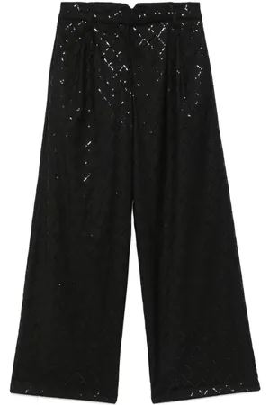 ROTATE Wide Trousers, female, , Size: S Wide Leg Trousers