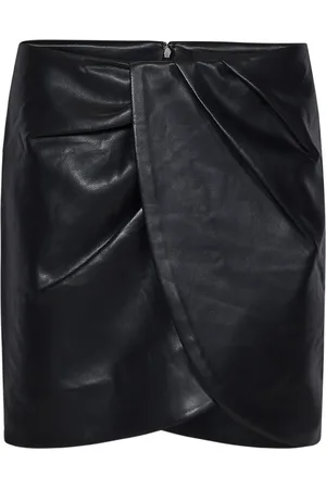 ROTATE Short Skirts, female, , Size: S Faux-Leather Mini Skirt