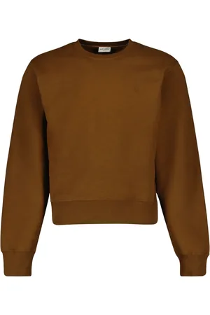 Saint Laurent Sweatshirts, male, , Size: M Cotton Sweatshirt