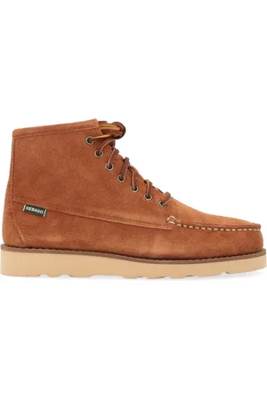 SEBAGO Lace-up Boots, male, , Size: 7 US Tala Mid Suede Fox-Mocha Lace-up Boots