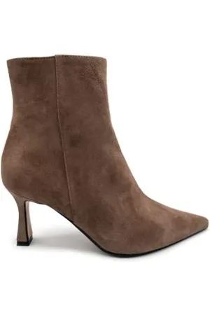 ROBERTO FESTA Heeled Boots, female, , Size: 7 US Acero Suede Ankle Boot