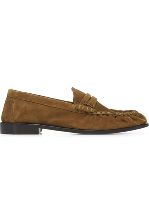 Saint Laurent Loafers, male, , Size: 9 1/2 US Penny Strap Slip-On Shoes