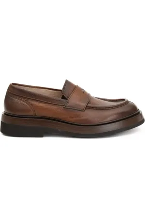 santoni Loafers, male, , Size: 10 1/2 US Moccasin Flat Shoes