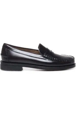 SEBAGO Loafers, male, , Size: 7 1/2 US Leather Slip-On Flat Shoes