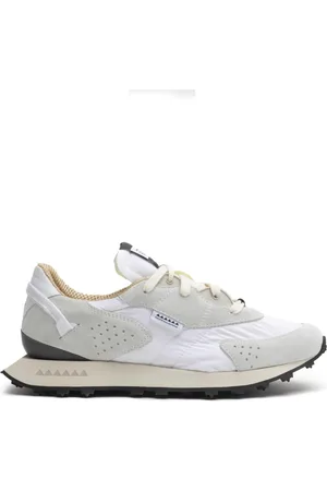 RUN OF Sneakers, male, , Size: 8 US Sneaker Off White Split Leather