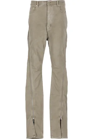 Rick Owens Boot-cut Jeans, male, , Size: W31 High-Waist Denim Jeans