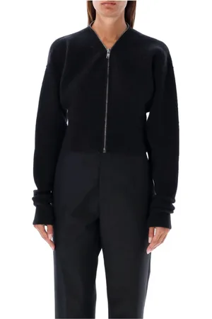 Rick Owens Cardigans, female, , Size: M Batwing Klaus Zip Cardigan