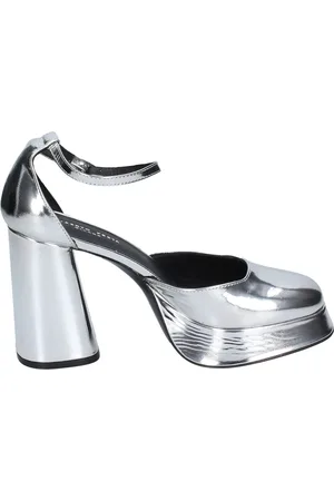 ROBERTO FESTA Pumps, female, , Size: 7 1/2 US Shiny Leather Sandals