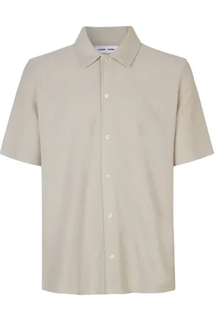 Samsøe Samsøe Short Sleeve Shirts, male, , Size: XL Boxy Shirt