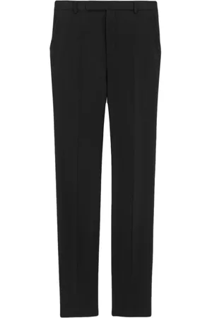 Saint Laurent Suit Trousers, male, , Size: L High-Waisted Suit Trousers