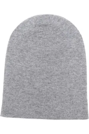 Saint Laurent Beanies, female, , Size: ONE SIZE Cashmere Knit Logo Hat